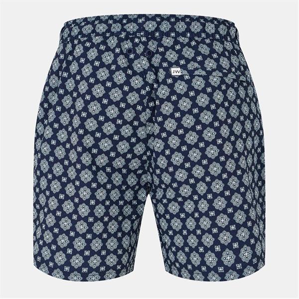 Jack Wills Baroque Swim Shorts Navy