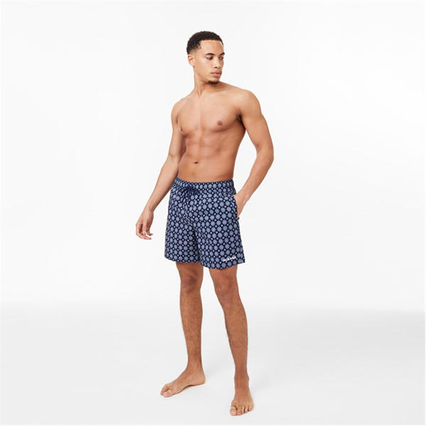 Jack Wills Baroque Swim Shorts Navy