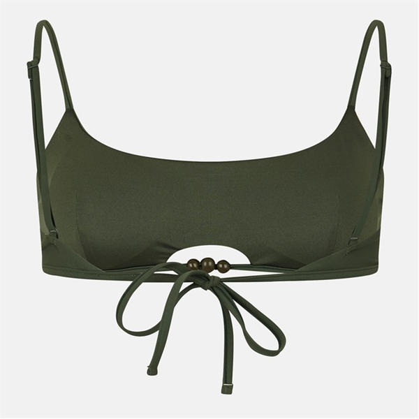 Jack Wills Beaded Scoop Top Ld53 Khaki