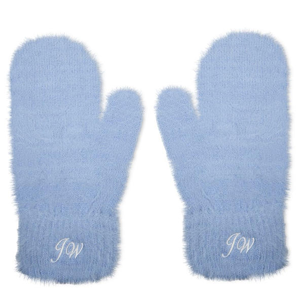 Jack Wills Beanie Mitten Set Womens Brunera Blue