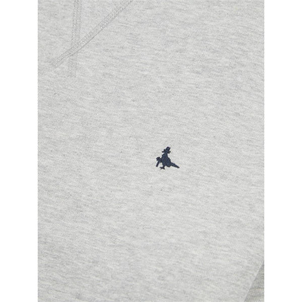 Jack Wills Belvue Logo Sweater Mid Grey Marl