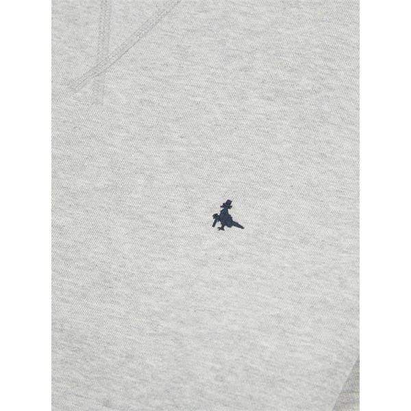 Jack Wills Belvue Logo Sweater Mid Grey Marl