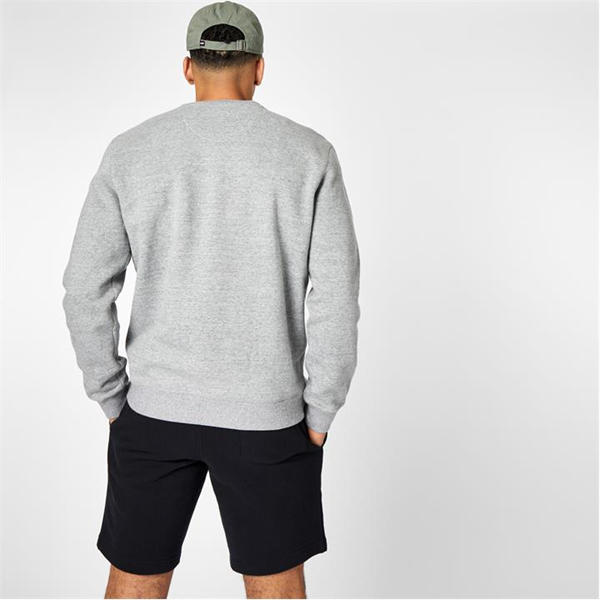 Jack Wills Belvue Logo Sweatshirt Grey Marl