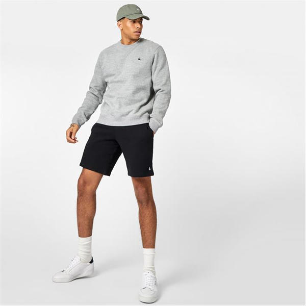 Jack Wills Belvue Logo Sweatshirt Grey Marl