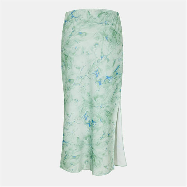 Jack Wills Bias Cut Midi Skirt Print