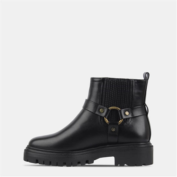 Jack Wills Biker Boot Ld54 Black