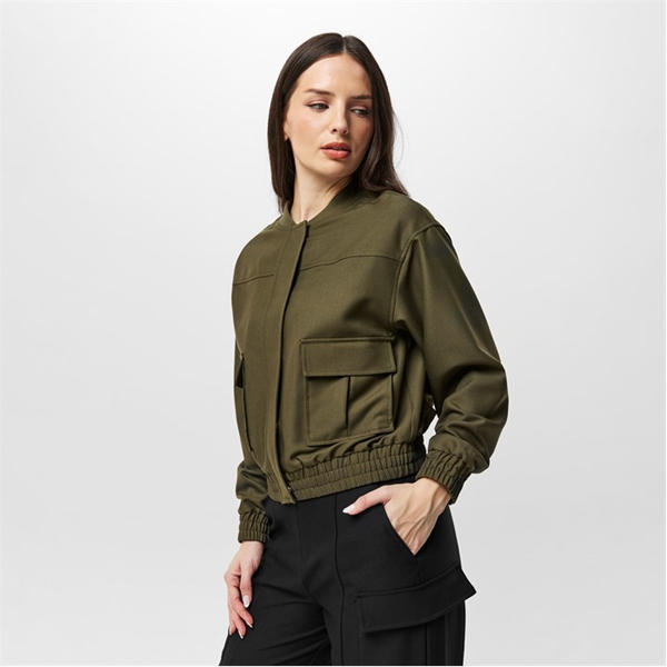 Jack Wills Bomber Dark Khaki