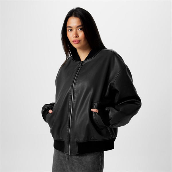 Jack Wills Bomber Jacket Black