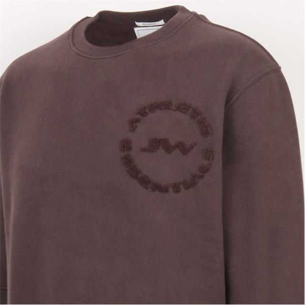 Jack Wills Boucle Crewneck Sn54 Black Coffee