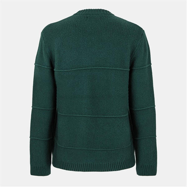 Jack Wills Boucle Knit Crew Sweater Evergreen