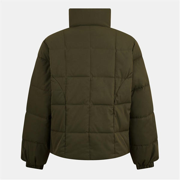 Jack Wills Boxy Puffer Jacket Khaki