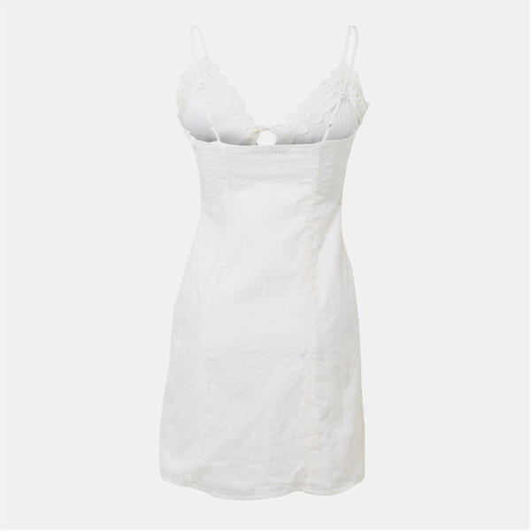 Jack Wills Broderie Cami Dress Buttercream