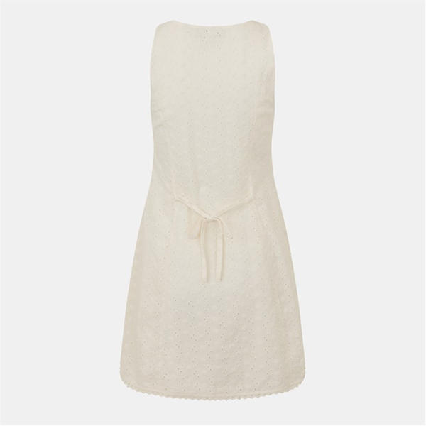 Jack Wills Broderie Corset Dress Vintage White
