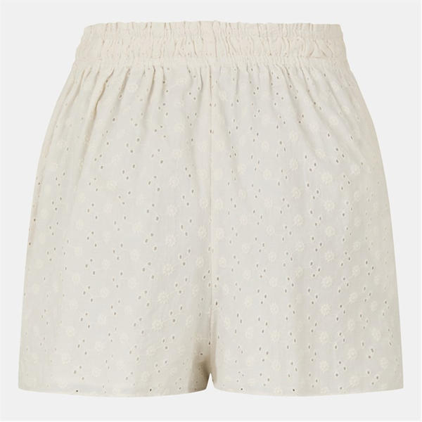 Jack Wills Broderie Shorts Vintage White