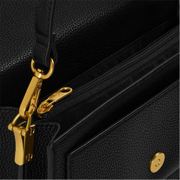 Jack Wills Buckle Baguette HandbagsCrossbody Bags Black