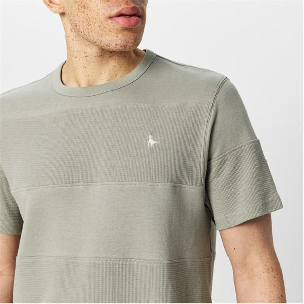 Jack Wills C&S Graphic T Shirt Silver Sage
