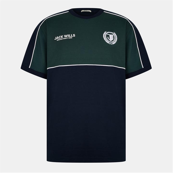 Jack Wills C&S Pipe T Shirt Navy