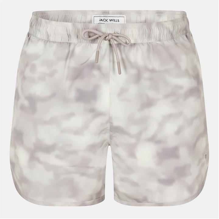 Jack Wills Camo Swim Shorts Moon Rock