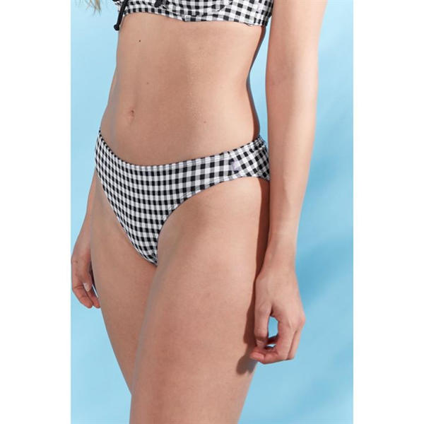 Jack Wills Canterton Classic Bikini Pant Black Check
