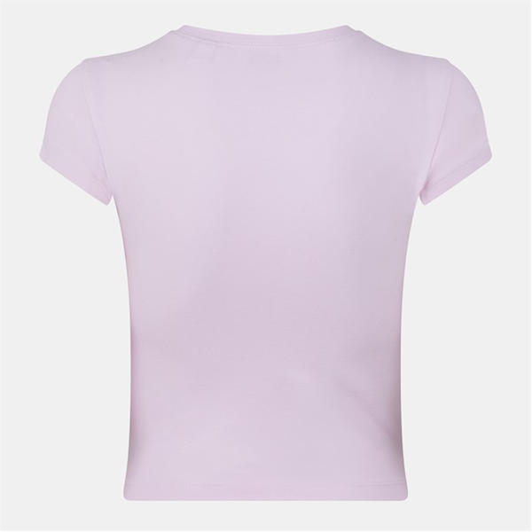 Jack Wills Cap Sleeved T Shirt Pink Icing