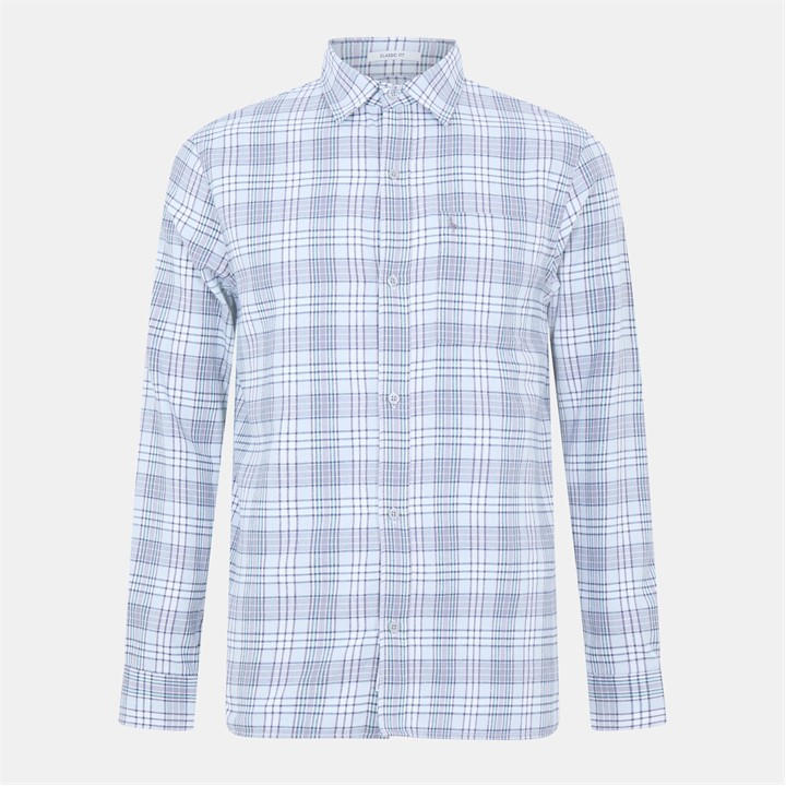 Jack Wills Check Flannel Shirt Grey