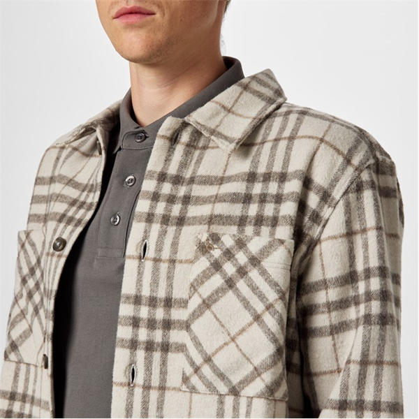 Jack Wills Check Overshirt Brown Check