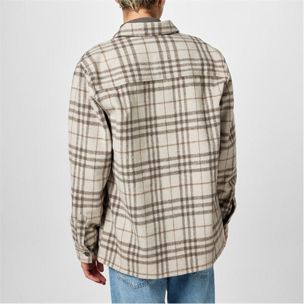 Jack Wills Check Overshirt Brown Check