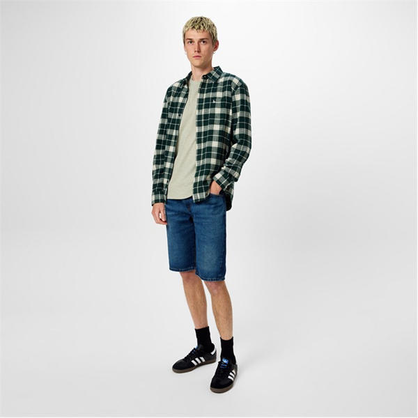 Jack Wills Check Shirt Evergreen
