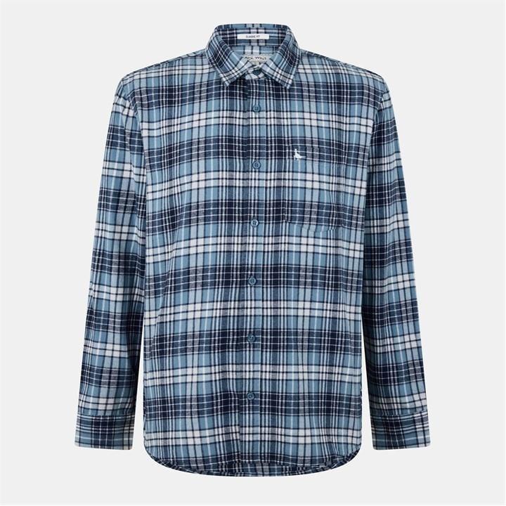 Jack Wills Check Shirt Navy