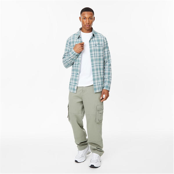 Jack Wills Check Shirt Rich Teal