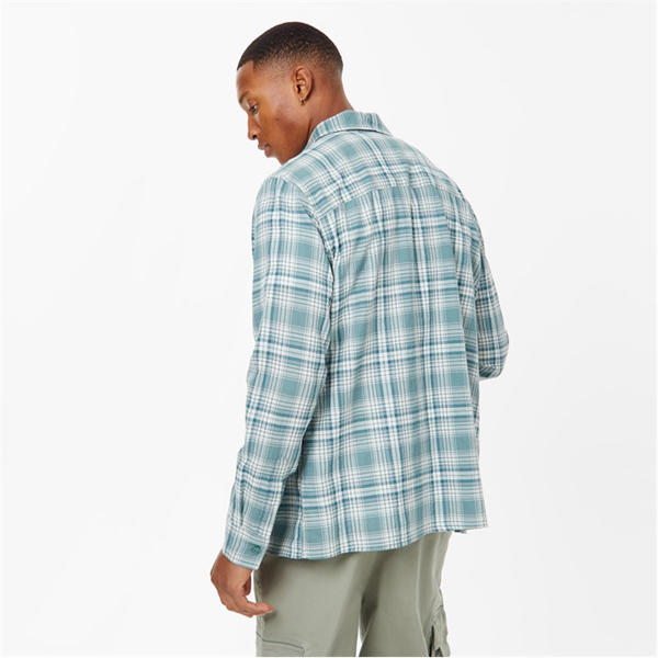 Jack Wills Check Shirt Rich Teal