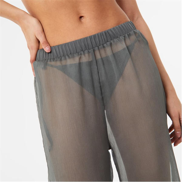Jack Wills Chiffon Beach Trouser Khaki