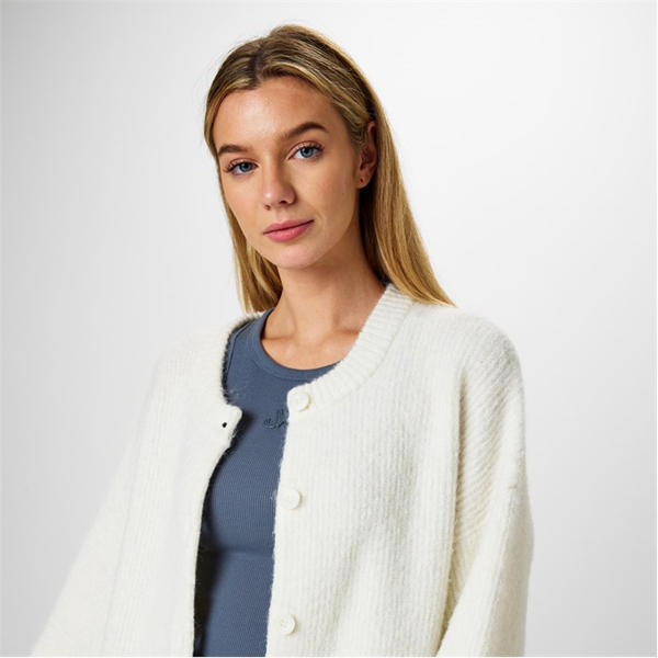 Jack Wills Chunky Cardigan Vintage White