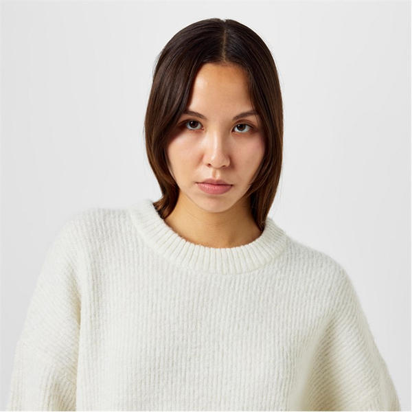 Jack Wills Chunky Jumper Womens Vintage White