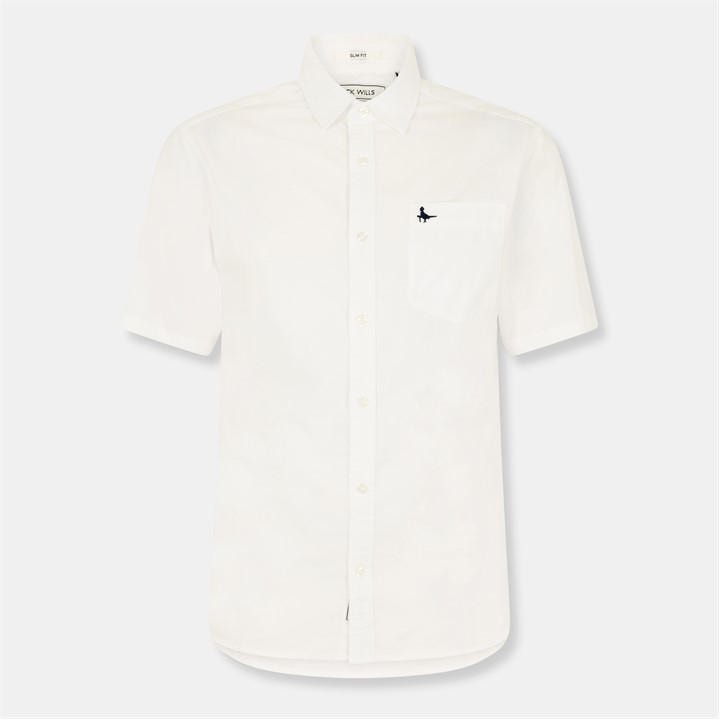Jack Wills Classic Oxford Shirt Mens White