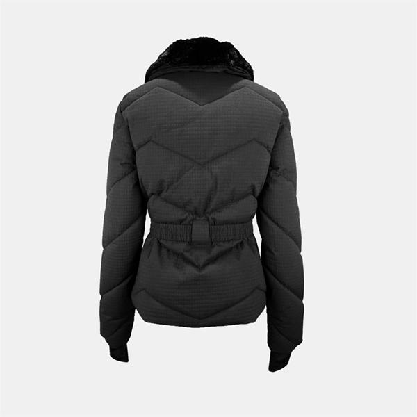 Jack Wills Collared Ski Puffa Jacket Black