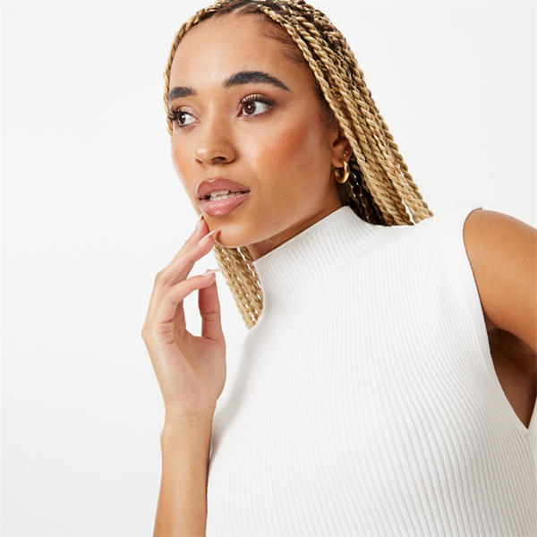 Jack Wills Contour Mini Dress Vintage White