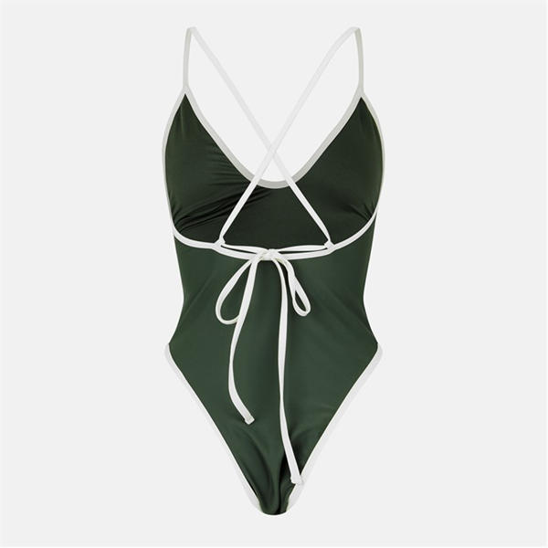 Jack Wills Contrast Ssuit Ld53 Khaki/Sea Salt