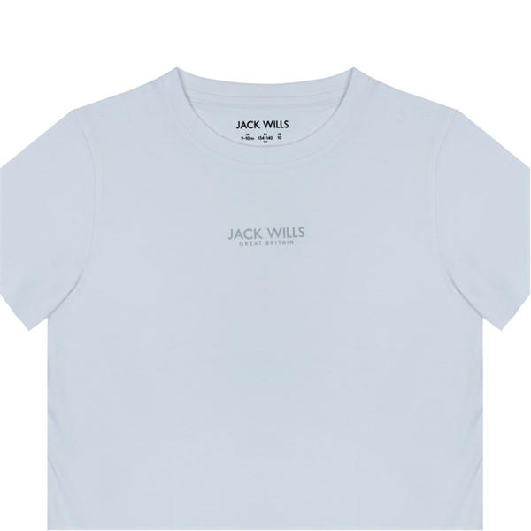 Jack Wills Core Bird Short Sleeve T Shirt Juniors White