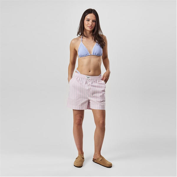 Jack Wills CrchtStch BikTop Ld53 Brunera/White