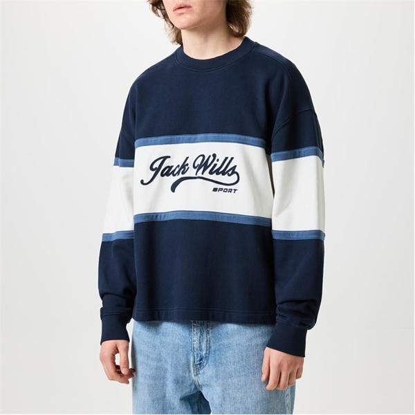 Jack Wills Crew Neck Sweater Navy