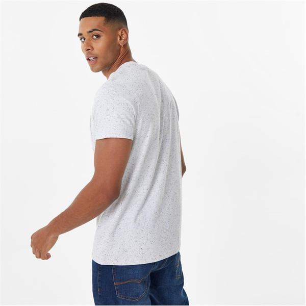 Jack Wills Croftdown Neppy T Shirt Ecru