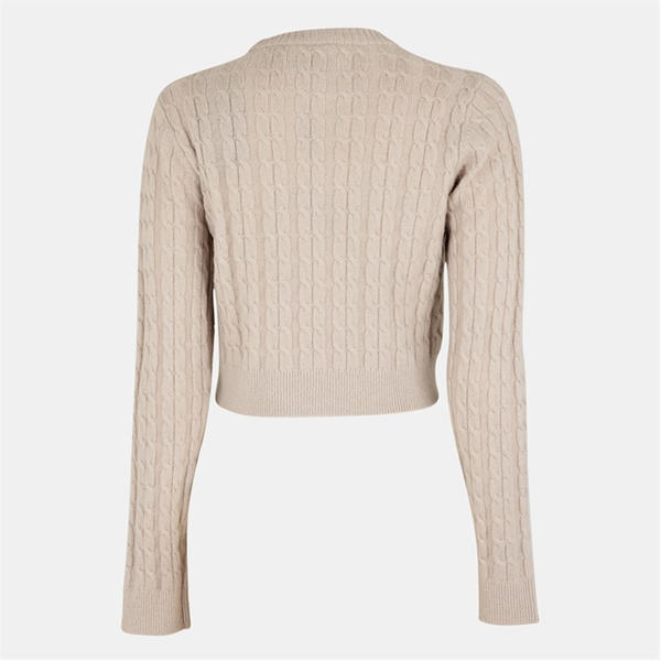 Jack Wills Crop Tinsbury Jumper Stone