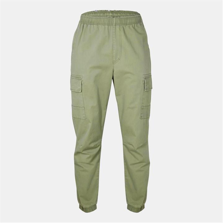 Jack Wills Cuffed Cargo Trousers Sage