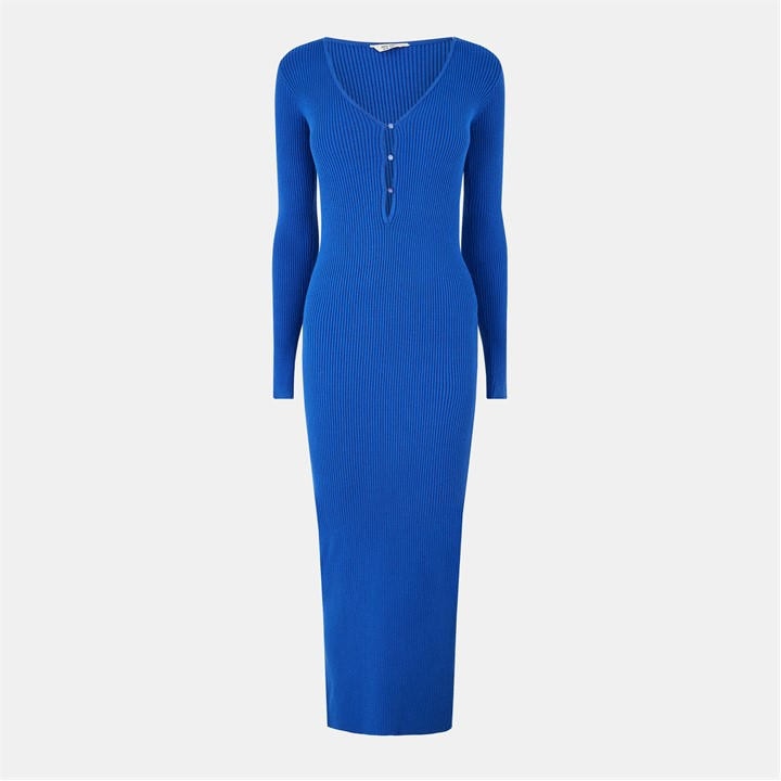 Jack Wills Cut Out Maxi Dress Cobalt