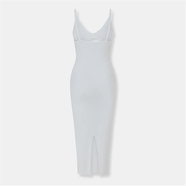 Jack Wills Cut Out Midi Dress Vintage White