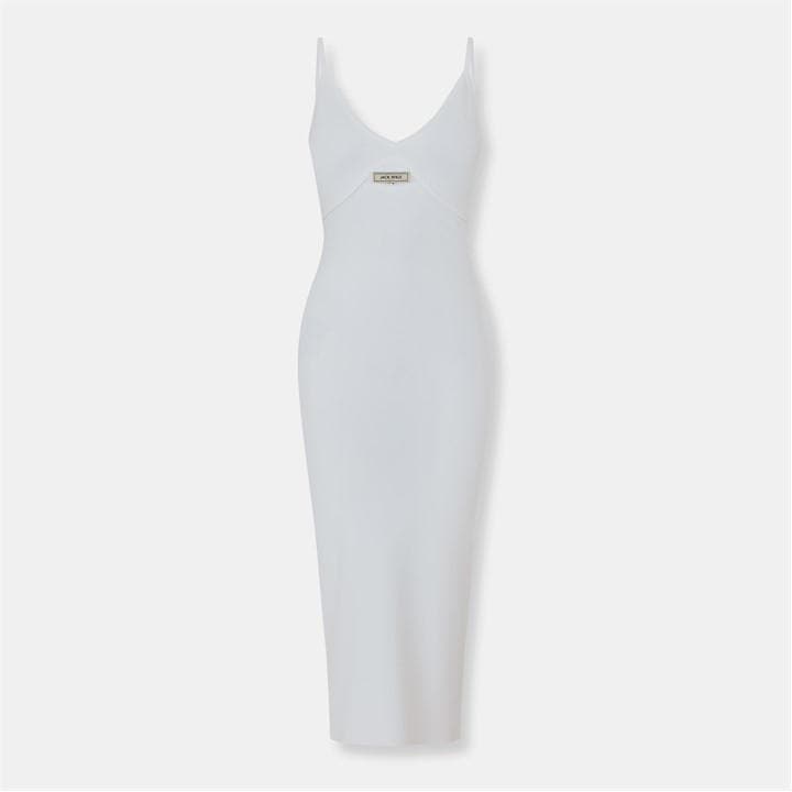 Jack Wills Cut Out Midi Dress Vintage White