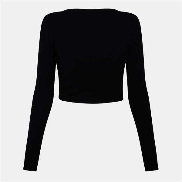 Jack Wills Cut Out Top Black