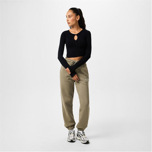 Jack Wills Cut Out Top Black