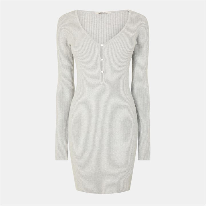 Jack Wills Cutout ini Dress Grey Marl